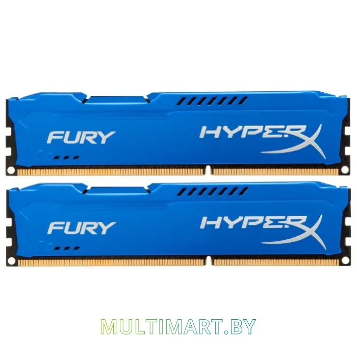 Оперативная память HyperX Fury Blue 2x4GB KIT DDR3 PC3-14900 (HX318C10FK2/8)